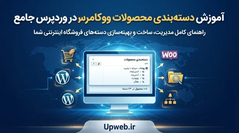 دسته بندی محصولات ووکامرس