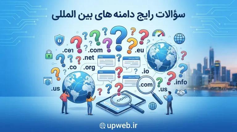 سوالات دامنه بین المللی
