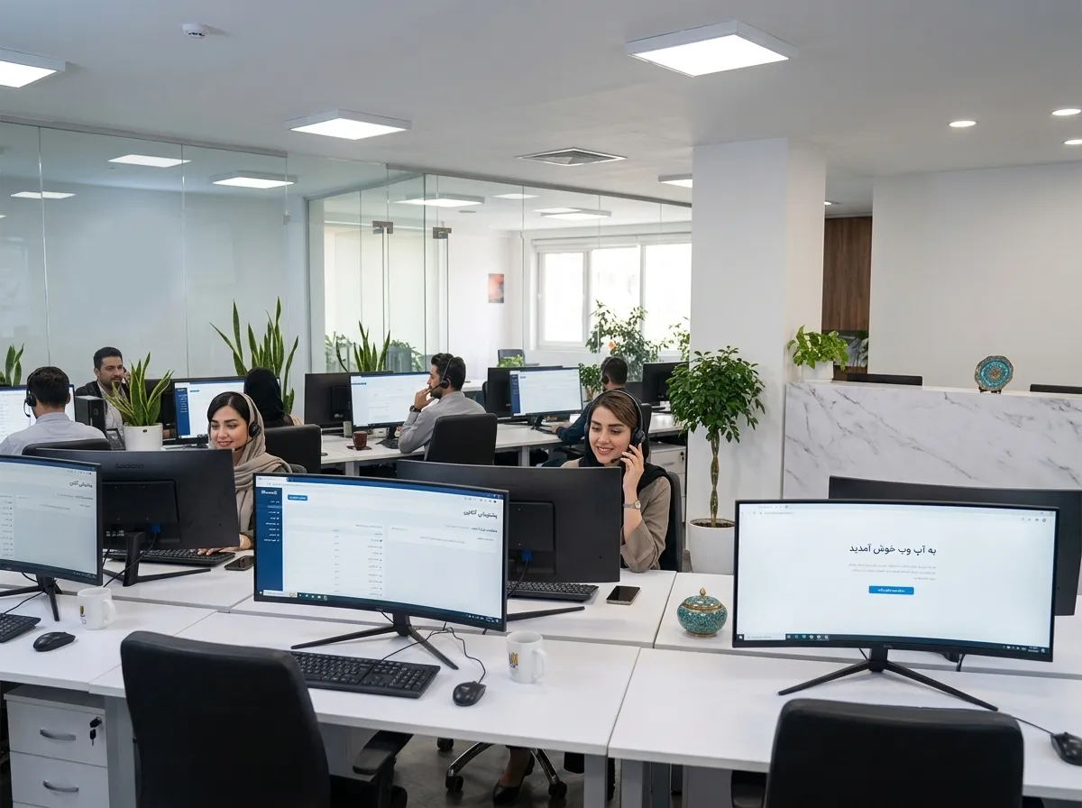 تیم پشتیبانی آپ وب و راههای تماس